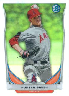 2014 Bowman - Chrome Bowman Scout Top 5 Mini Refractors #BM-A4 Hunter Green Front