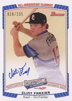 2014 Bowman - Perfect Game All-American Classic Autographs #PG-CF Clint Frazier Front
