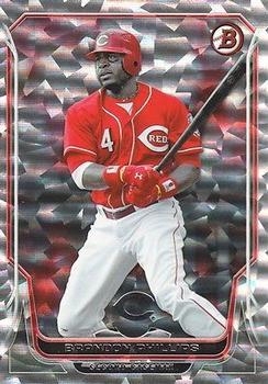 2014 Bowman - Silver Ice #203 Brandon Phillips Front