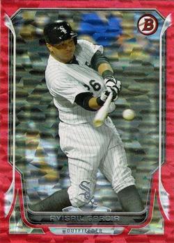 2014 Bowman - Red Ice #45 Avisail Garcia Front