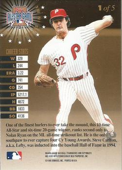 1996 Philadelphia Phillies All-Star Game Fan Fest #1 Steve Carlton Back
