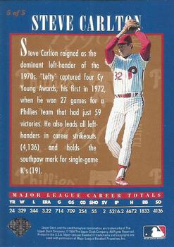 1996 Philadelphia Phillies All-Star Game Fan Fest #5 Steve Carlton Back