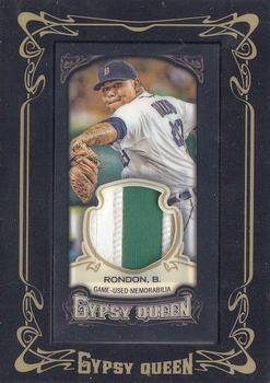 2014 Topps Gypsy Queen - Mini Relics Black #GMR-BR Bruce Rondon Front