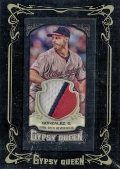 2014 Topps Gypsy Queen - Mini Relics Black #GMR-GG Gio Gonzalez Front
