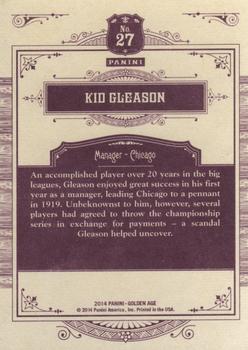 2014 Panini Golden Age #27 Kid Gleason Back