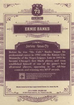 2014 Panini Golden Age #73 Ernie Banks Back