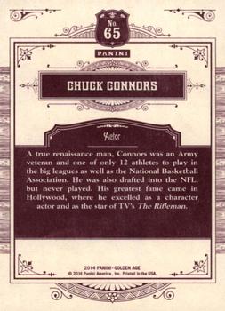 2014 Panini Golden Age #65 Chuck Connors Back