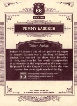 2014 Panini Golden Age #66 Tommy Lasorda Back