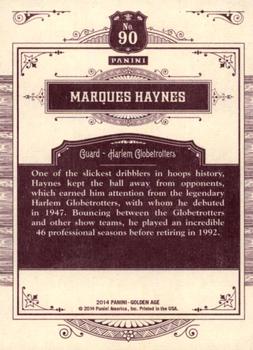 2014 Panini Golden Age #90 Marques Haynes Back