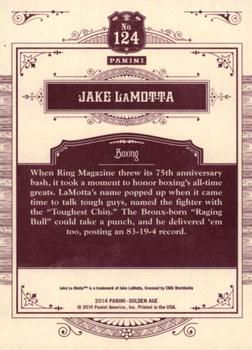 2014 Panini Golden Age #124 Jake LaMotta Back