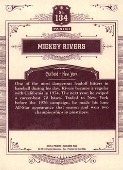 2014 Panini Golden Age #134 Mickey Rivers Back