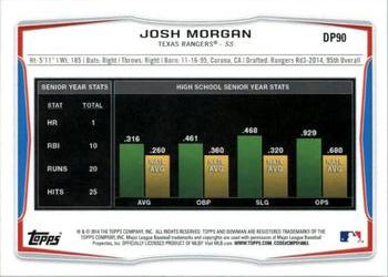 2014 Bowman Draft #DP90 Josh Morgan Back