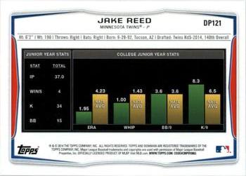 2014 Bowman Draft #DP121 Jake Reed Back