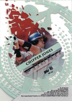 2014 Topps High Tek #HT-CJ Chipper Jones Back