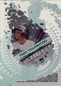 2014 Topps High Tek #HT-TT Troy Tulowitzki Back