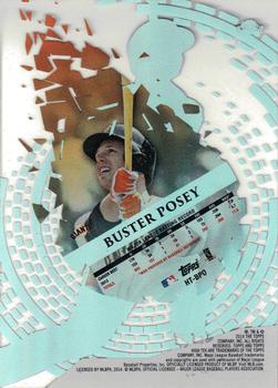 2014 Topps High Tek #HT-BPO Buster Posey Back