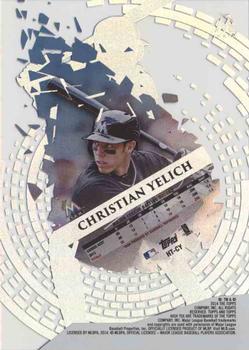 2014 Topps High Tek #HT-CY Christian Yelich Back