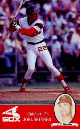 1985 Coke Chicago White Sox #NNO Joel Skinner / J.C. Martin Front