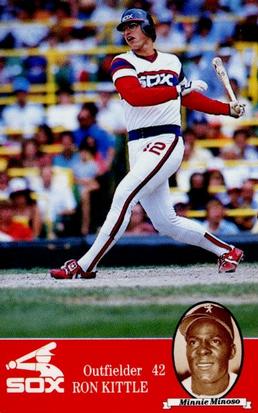 1985 Coke Chicago White Sox #NNO Ron Kittle / Minnie Minoso Front