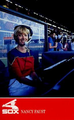 1985 Coke Chicago White Sox #NNO Nancy Faust Front