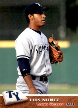 2009 Grandstand Tampa Yankees #NNO18 Luis Nunez Front