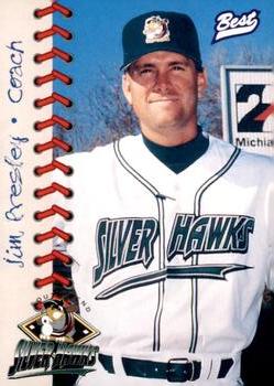 1997 Best South Bend Silver Hawks #8 Jim Presley Front