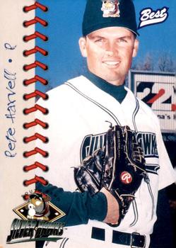 1997 Best South Bend Silver Hawks #13 Pete Harvell Front
