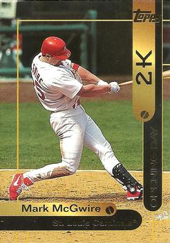 2000 Topps / Fleer / Upper Deck / Pacific Opening Day 2K #OD1 Mark McGwire Front