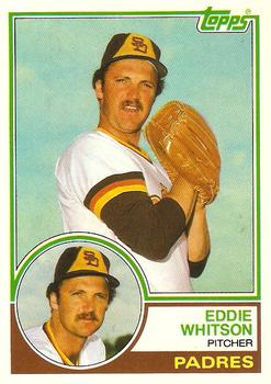 1983 Topps Traded #127T Eddie Whitson Front