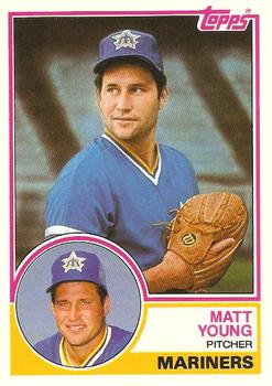 1983 Topps Traded #129T Matt Young Front