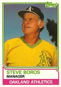 1983 Topps Traded #13T Steve Boros Front