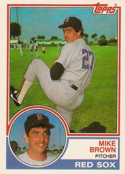 1983 Topps Traded #15T Mike Brown Front