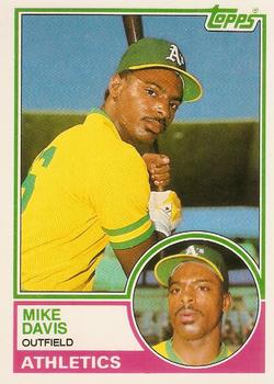 1983 Topps Traded #24T Mike Davis Front