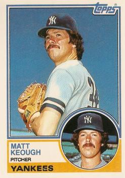 1983 Topps Traded #54T Matt Keough Front