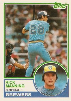 1983 Topps Traded #65T Rick Manning Front