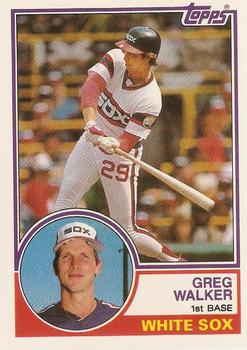 1983 Topps Traded #124T Greg Walker Front