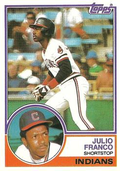 1983 Topps Traded #34T Julio Franco Front