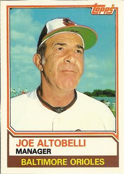 1983 Topps Traded #3T Joe Altobelli Front