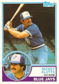 1983 Topps Traded #56T Mickey Klutts Front