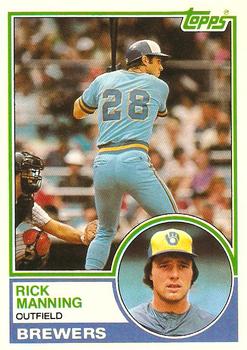 1983 Topps Traded #65T Rick Manning Front
