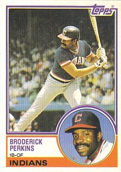 1983 Topps Traded #86T Broderick Perkins Front