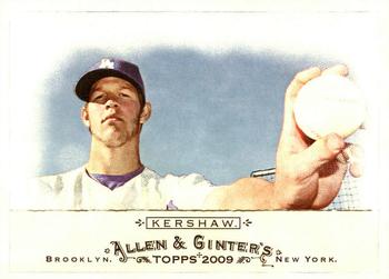 2009 Topps Allen & Ginter #53 Clayton Kershaw Front