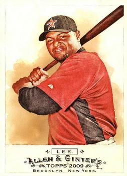 2009 Topps Allen & Ginter #72 Carlos Lee Front