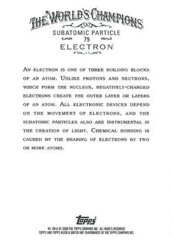 2009 Topps Allen & Ginter #79 Electron Back
