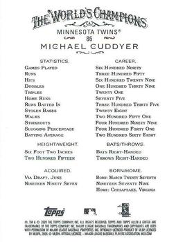 2009 Topps Allen & Ginter #86 Michael Cuddyer Back