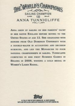 2009 Topps Allen & Ginter #132 Anna Tunnicliffe Back
