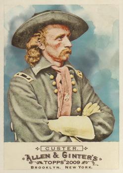 2009 Topps Allen & Ginter #246 General Custer Front