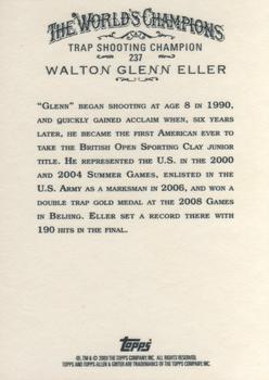 2009 Topps Allen & Ginter #237 Walton Glenn Eller Back