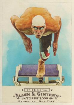 2009 Topps Allen & Ginter #276 Michael Phelps Front