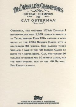 2009 Topps Allen & Ginter #290 Cat Osterman Back